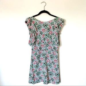 PRADA FLORAL MINI DRESS